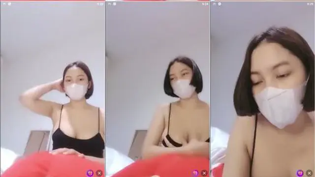 Desti Rambut Pendek Remas Dalem Buah Dada